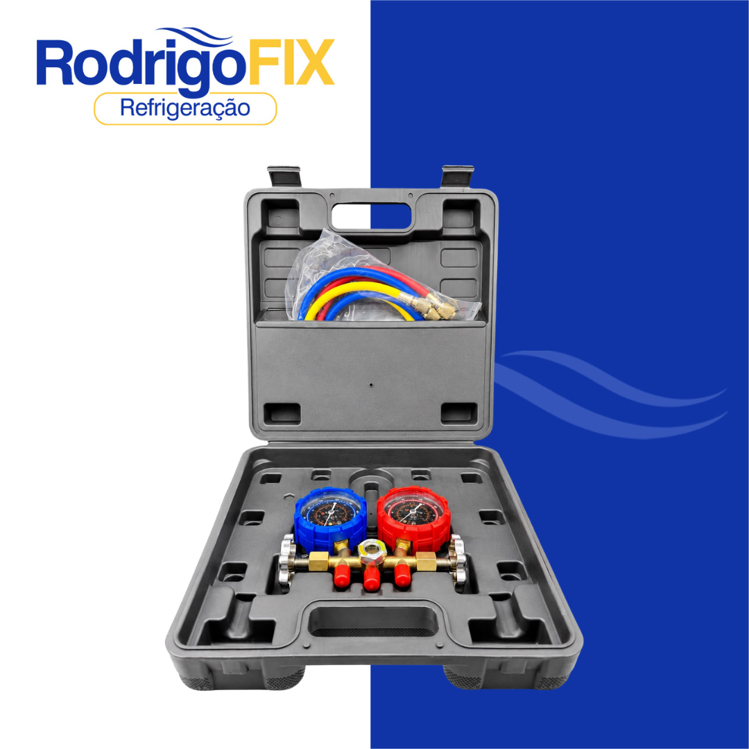 MANIFOLD PREMIUM C/MALETA SURYHA R410 R32 C/3 MANGUEIRAS 90CM 80150.035 - sku9040 - Imagem 2