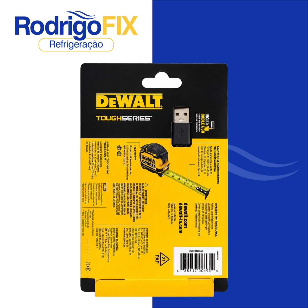 TRENA MANUAL LED 8M DEWALT DWHT35268M - sku13.095 - Imagem 2