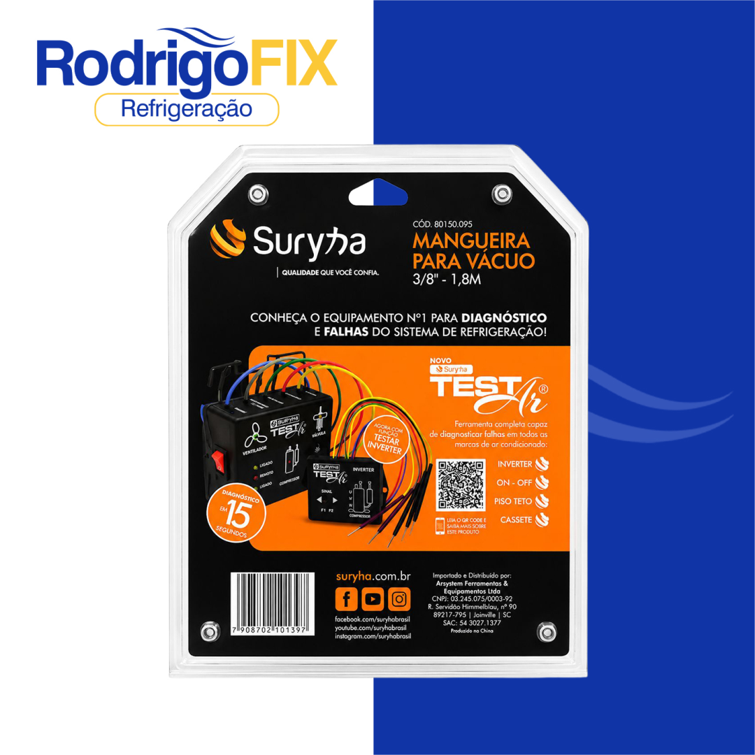 MANGUEIRA PARA VACUO 3/8 1.8M SURYHA 80150.095 - sku9360 - Imagem 2