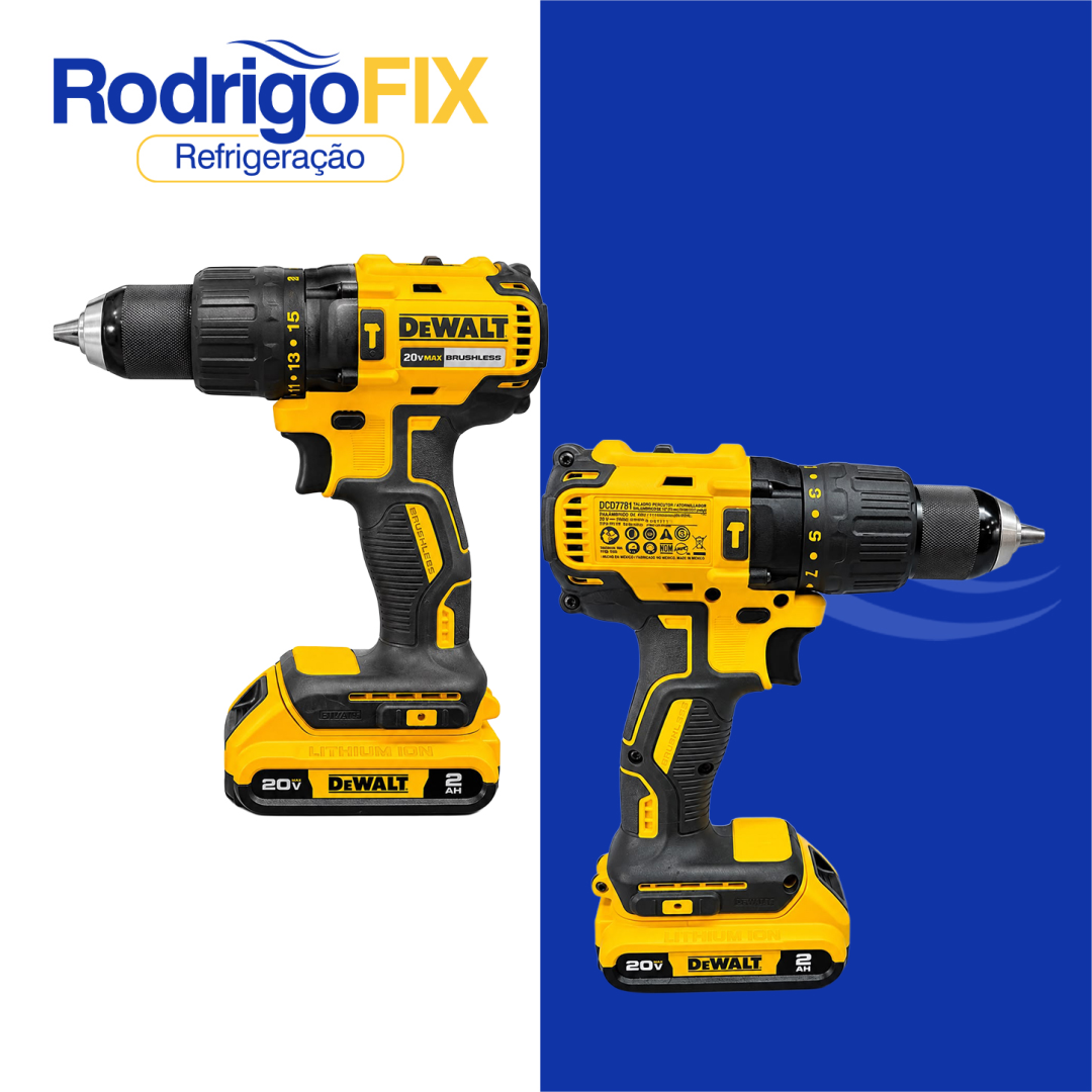 PARAFUSADEIRA/FURADEIRA A BATERIA 2AH 20V DEWALT DCD7781D2BR - sku9730 - Imagem 2