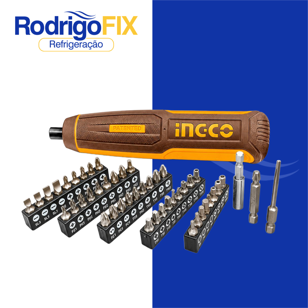 PARAFUSADEIRA A BATERIA 4V ENCAIXE 1/4 5N INGCO CSDLI04062 - sku13.225 - Imagem 2