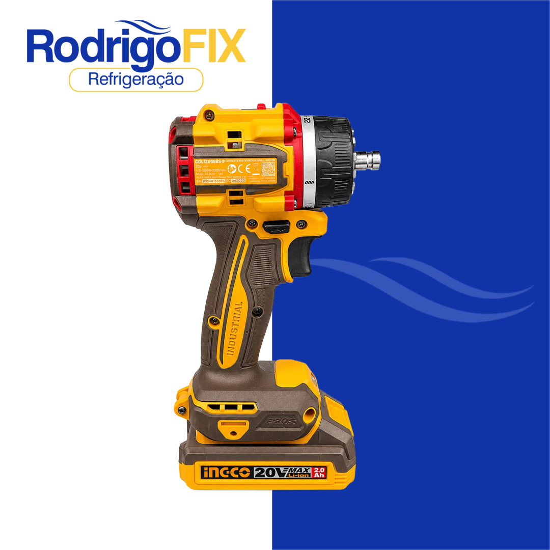 PARAFUSADEIRA/FURADEIRA MULT-CABEÇOTES 66NM C/BATERIA INGCO - sku12.965 - Imagem 3