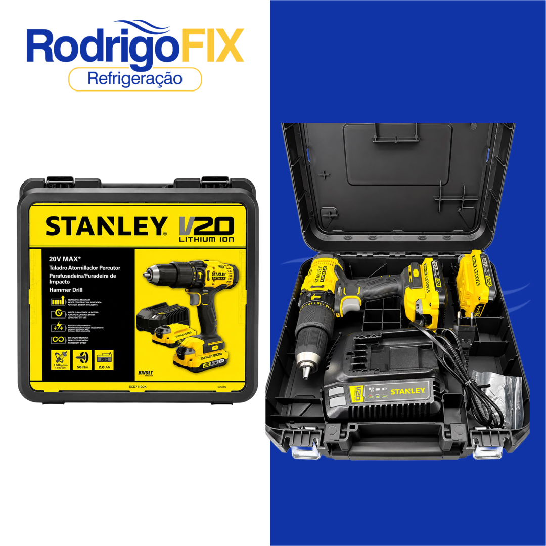 PARAFUSADEIRA A BATERIA STANLEYFATMAX SCD711D2K - sku9650 - Imagem 3
