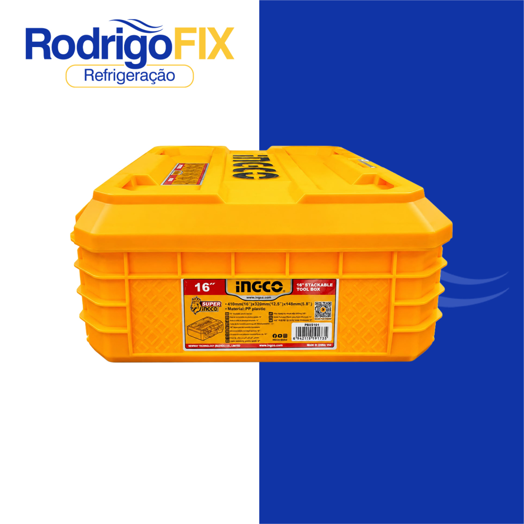 CAIXA DE FERRAMENTA EMPILHAVEL INGCO 16POL PBXS101 - sku11.895 - Imagem 2