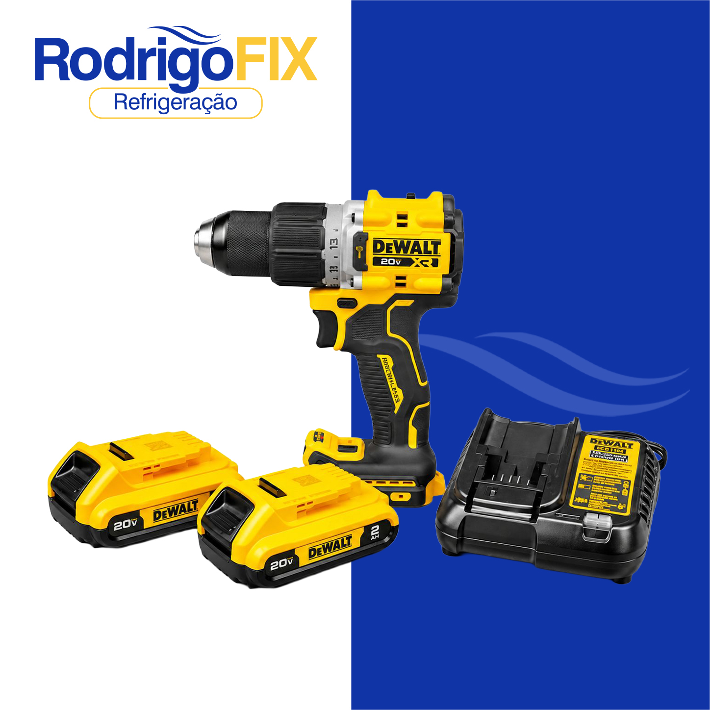 PARAFUSADERIA DE IMPACTO1/2" 900W 2AH 20V DEWALT - sku13.120