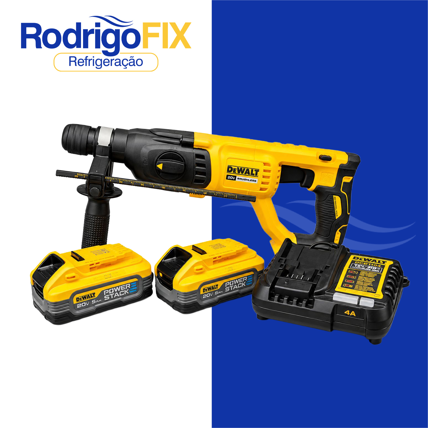 MARTELETE DEWALT 5AH POWER STACK 20V DCH133H2-BR - 9985