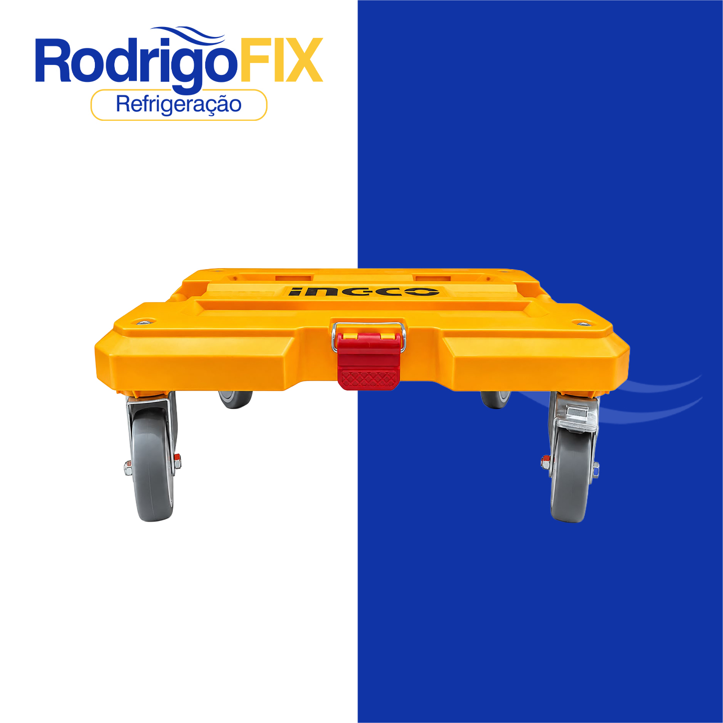 BASE COM RODAS P/CAIXAS DE FERRAMNETAS EMPILHAVÉL ATÉ 100KG HHWB61001 - sku11.890