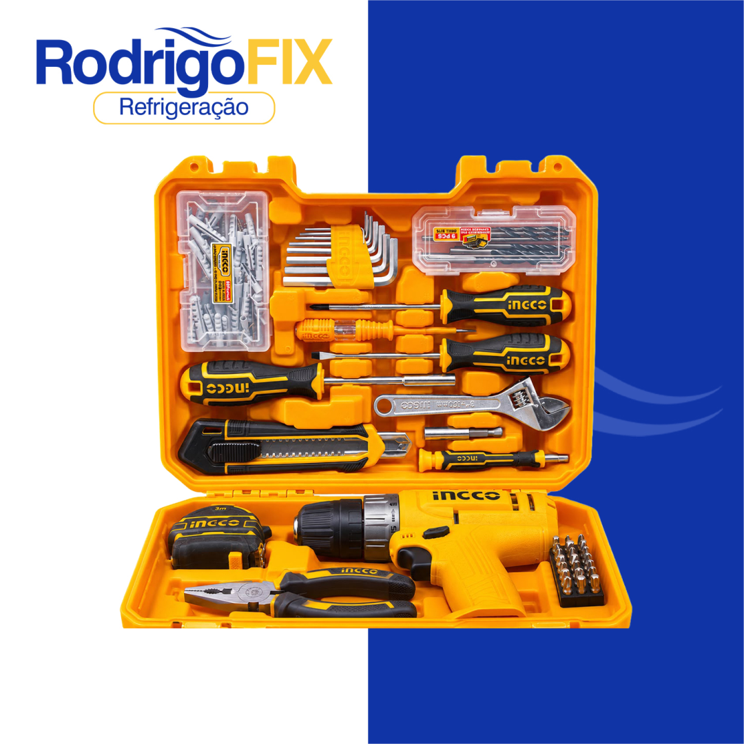KIT FERRAMENTAS 148 PEÇAS PARAFUSADEIRA 12V P20S INGCO HKTHP41482 - sku12.960 - Imagem 3