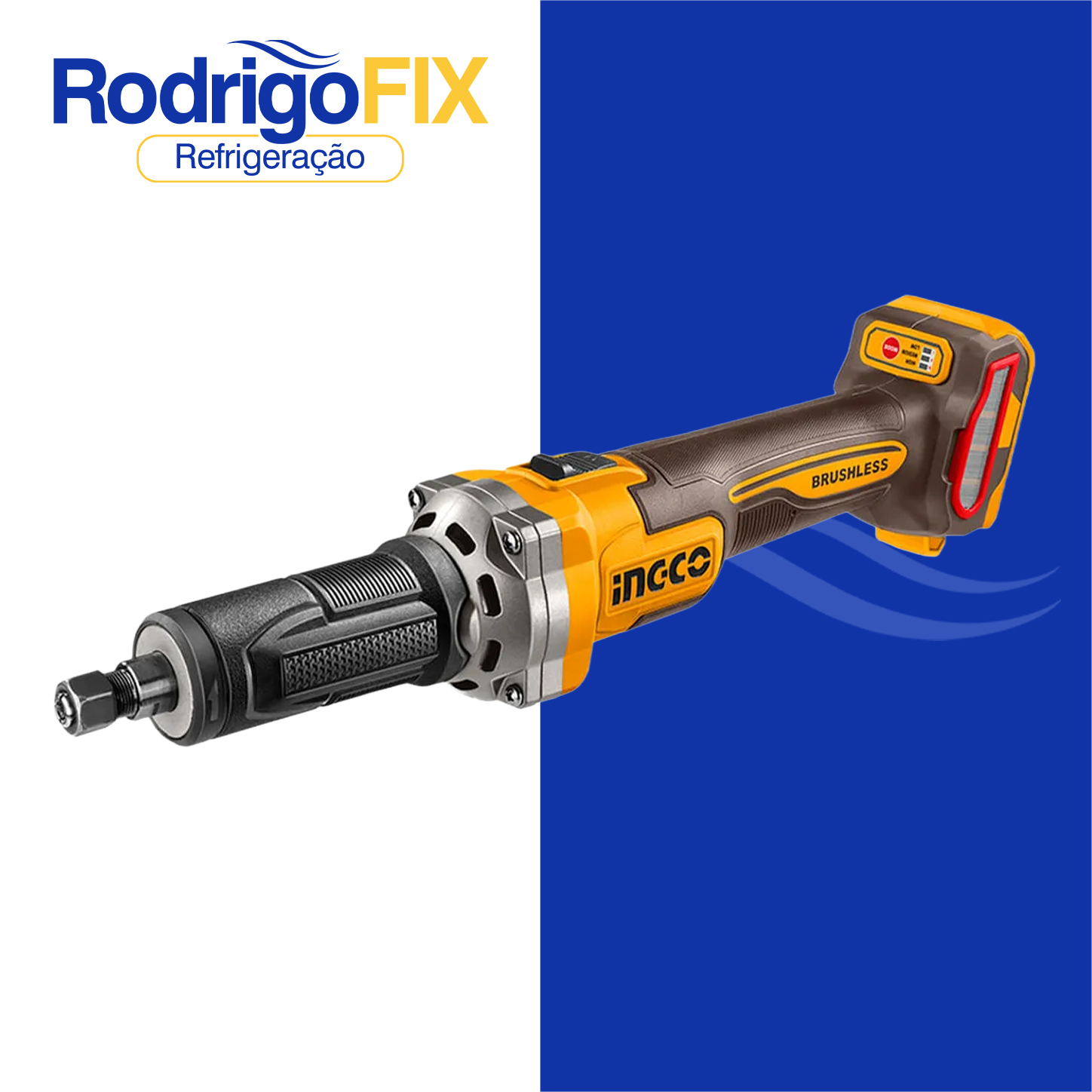 RETIFICADEIRA RETA A BATERIA 20V (NÃO ACOMPANHA) INGCO CDGLI2001 - sku13.210