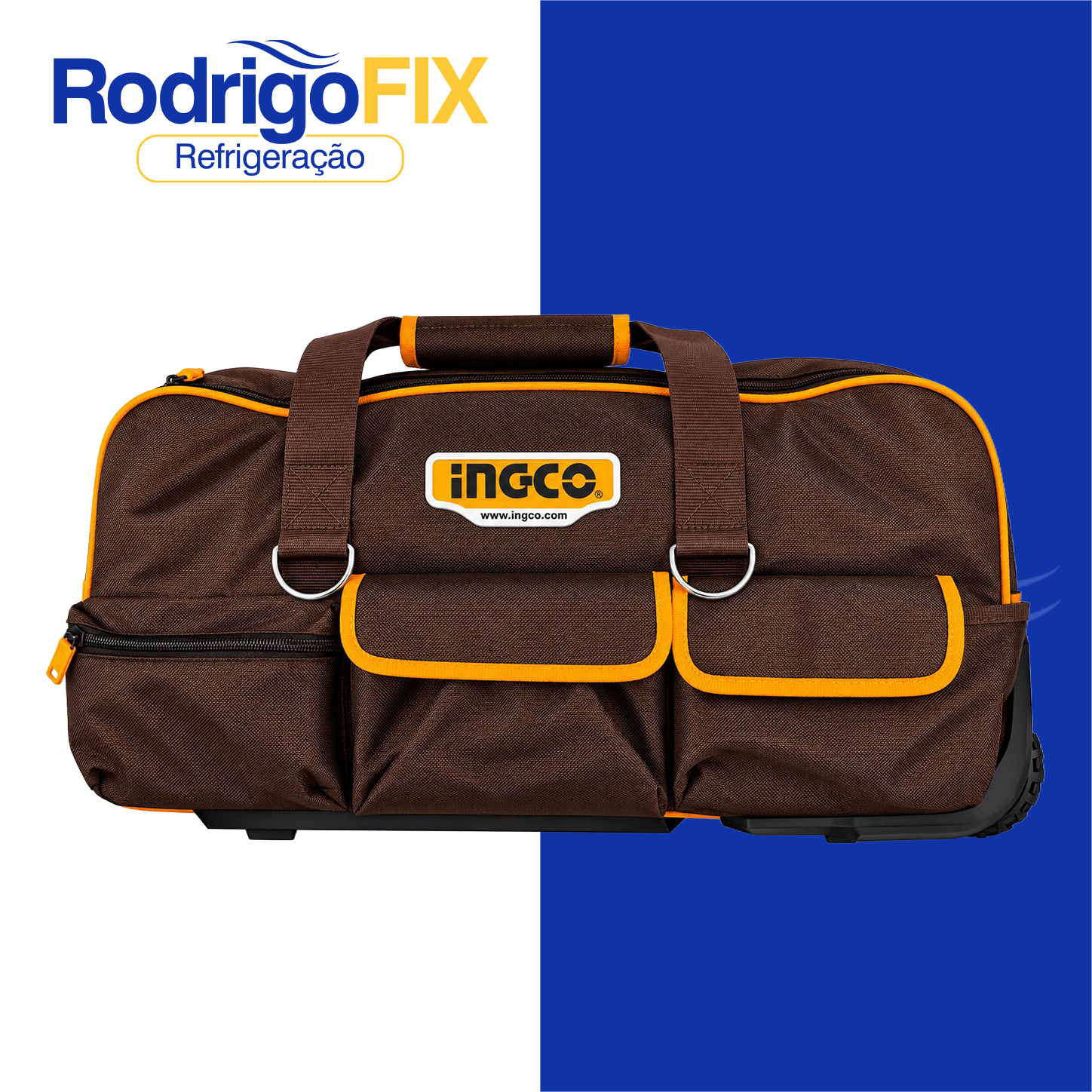 BOLSA PARA FERRAMENTAS COM RODIZIO 27POL 25KGMAX INGCO HRRTB2715 - sku13.040
