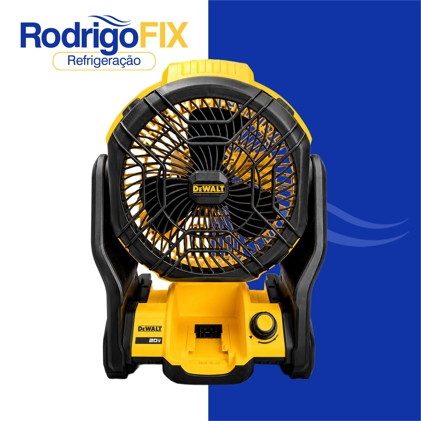 VENTILADOR DE CANTEIRO DE OBRAS (SEM BATERIA) DEWALT DCE512B - sku13.065