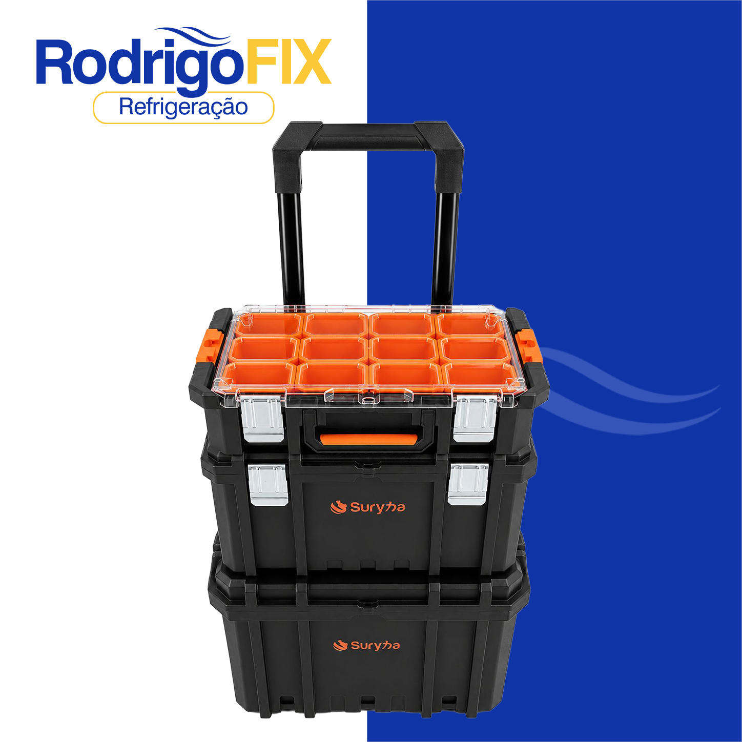 CAIXA DE FERRAMENTAS 3 EM 1 COM RODAS SURYHA 80150.206 - sku12.930